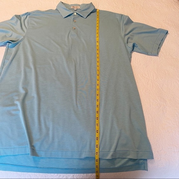 Peter Millar Summer Comfort Stripe Golf Polo Shirt - XL - Picture 8 of 9